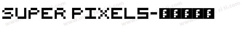 Super Pixels字体转换